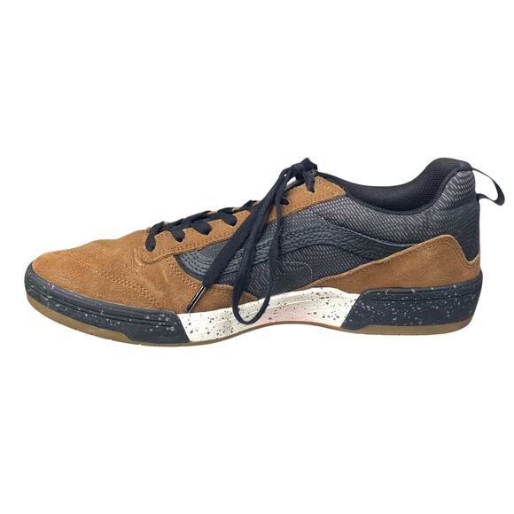 Vans Men’s Zahba X Zion Wright Jupiter Brown Suede Sneaker Size US 13 - Picture 2 of 11